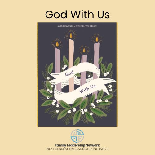 Cover image of God With Us resource showing Advent wreath